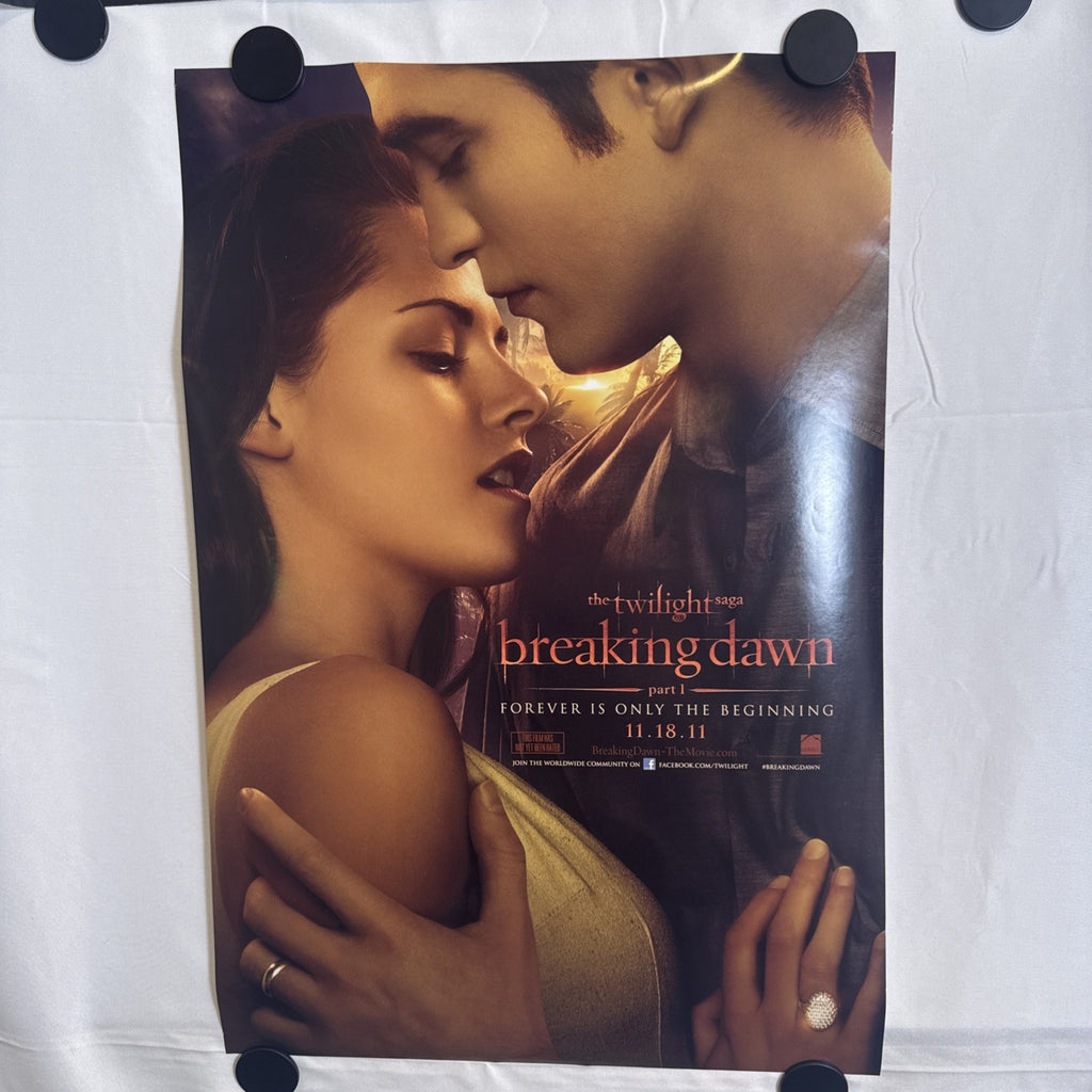 Set of three original 11x17 Twilight Breaking Dawn Part 1 promo posters including SDCC 2011 exclusive ensemble print.