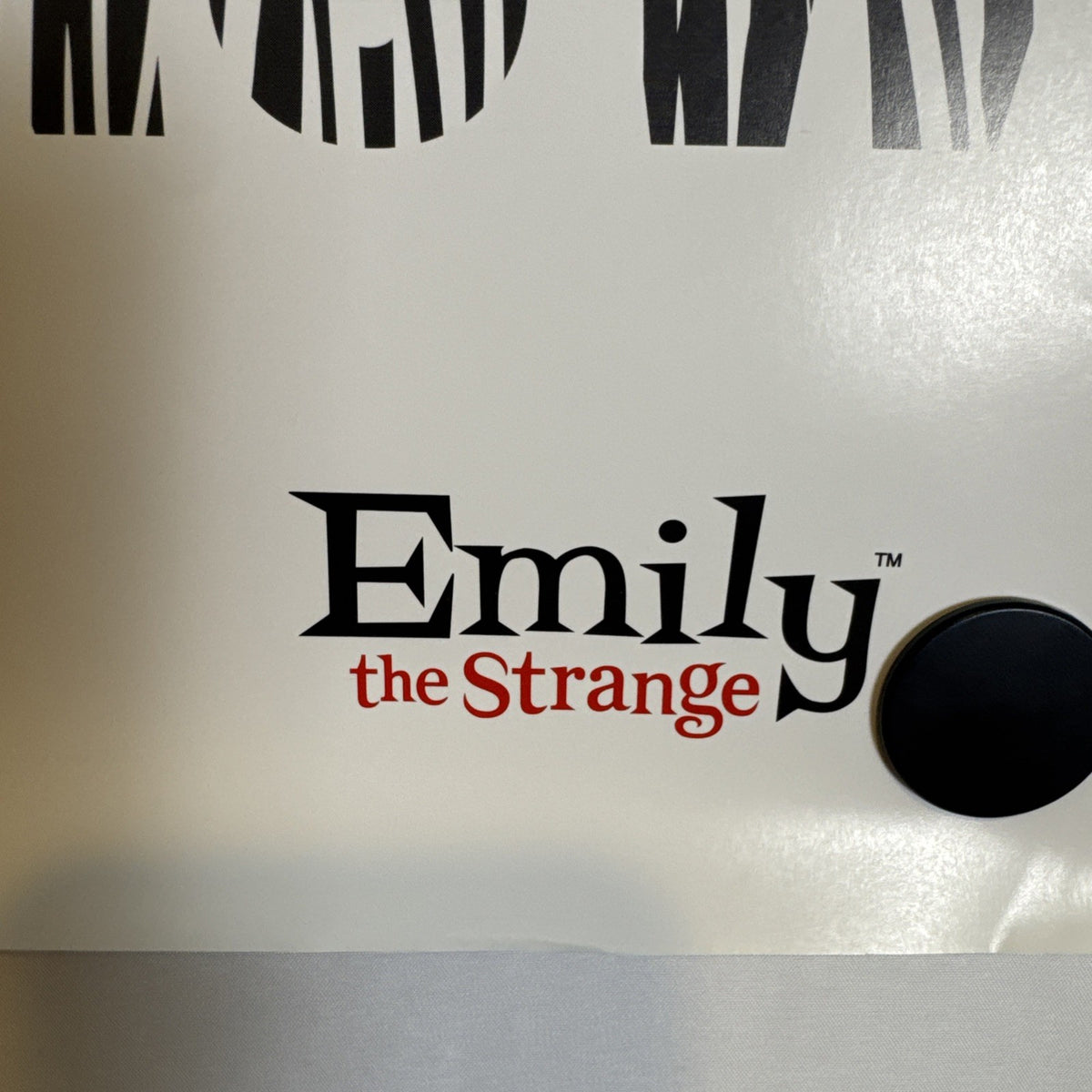 2003 Emily the Strange Get Lost Now 18x24 black and white poster by Cosmic Debris