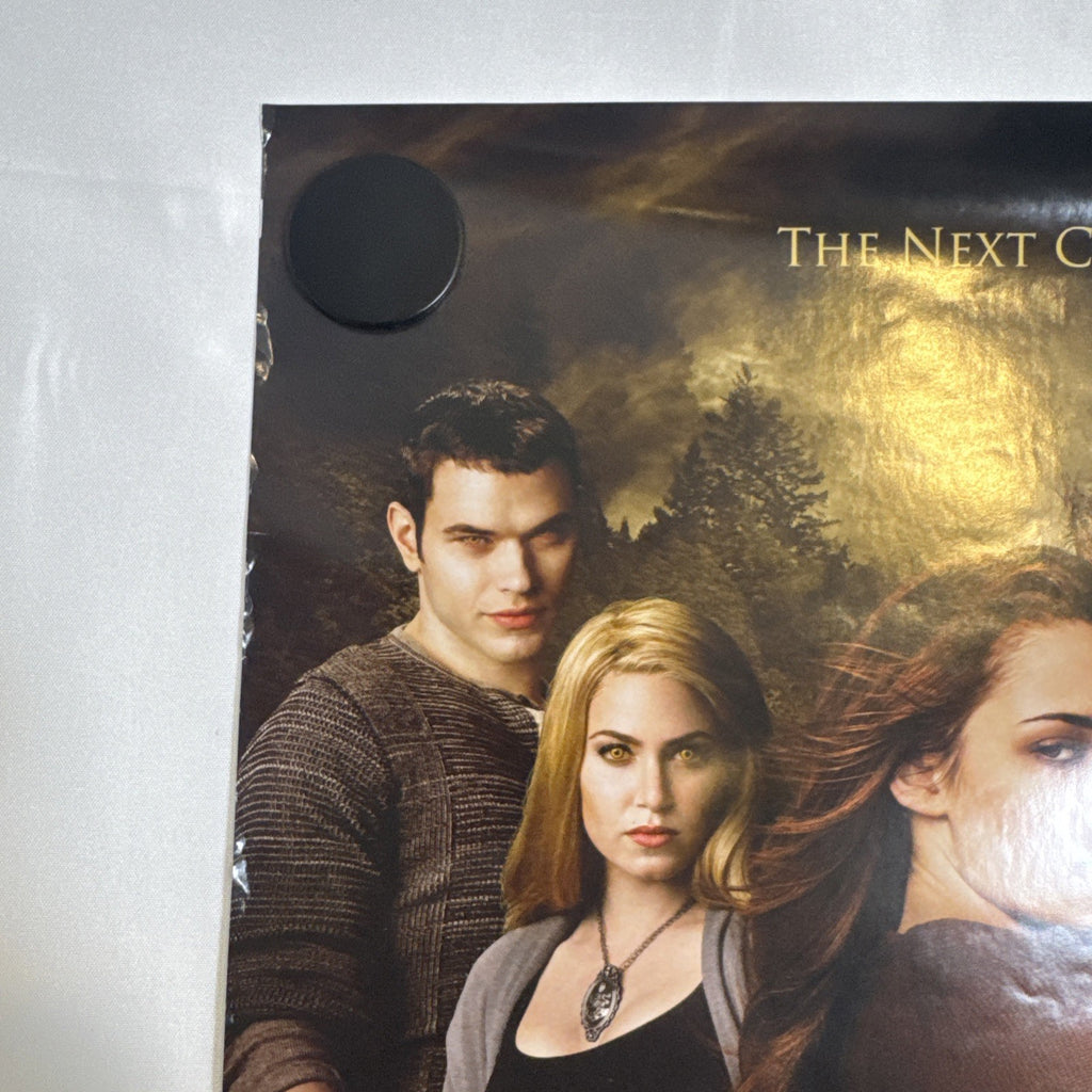 11x17 Twilight New Moon promotional poster signed in silver marker by Ashley Greene and Kellan Lutz.