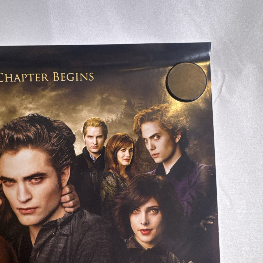 11x17 Twilight New Moon promotional poster signed in silver marker by Ashley Greene and Kellan Lutz.