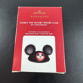 Hallmark Keepsake Disney Mickey Mouse Club 65th anniversary ear hat musical ornament in original packaging