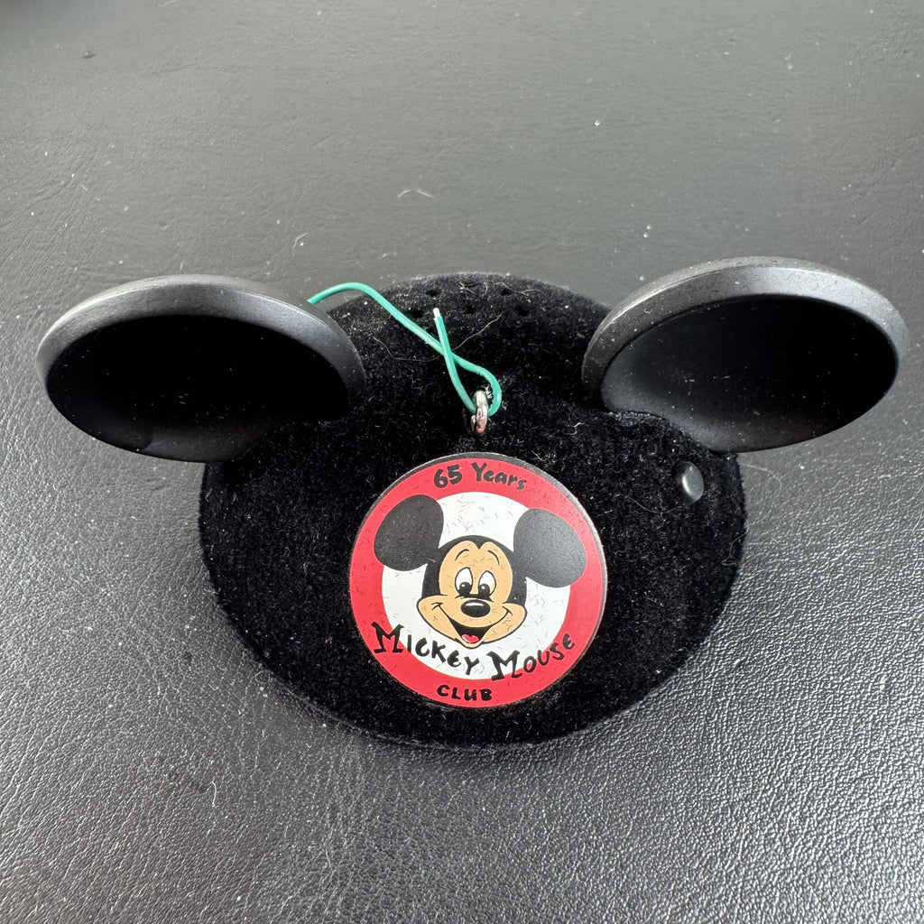 Hallmark Keepsake Disney Mickey Mouse Club 65th anniversary ear hat musical ornament in original packaging