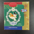 2005 Carlton Cards Heirloom Frosty the Snowman ice skating Christmas ornament in original box