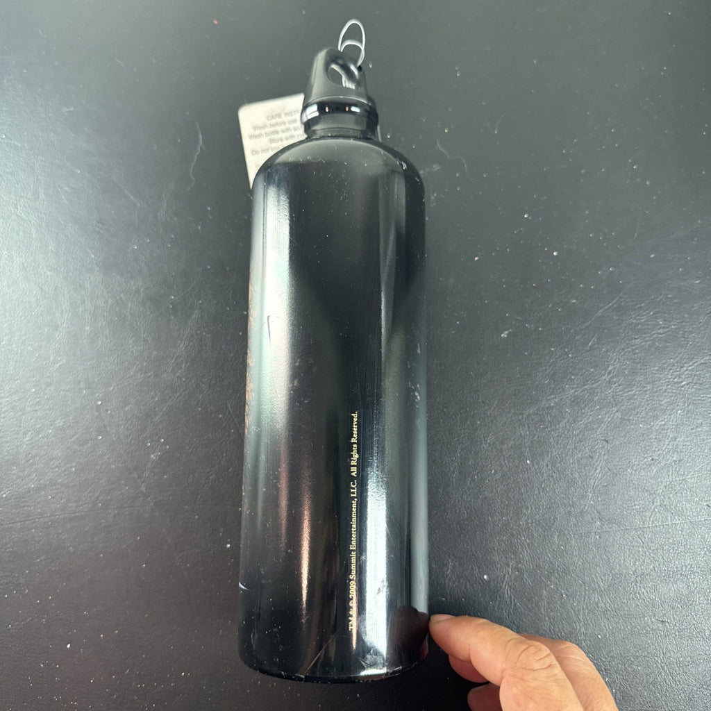 Official Twilight Team Edward aluminum water bottle with Edward Cullen graphic print, brand new with tags attached.