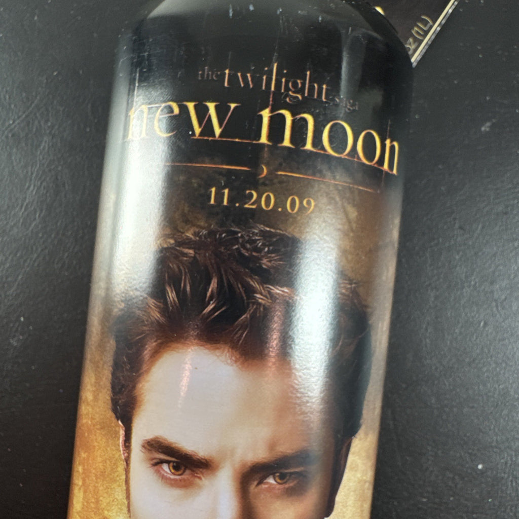 Official Twilight Team Edward aluminum water bottle with Edward Cullen graphic print, brand new with tags attached.