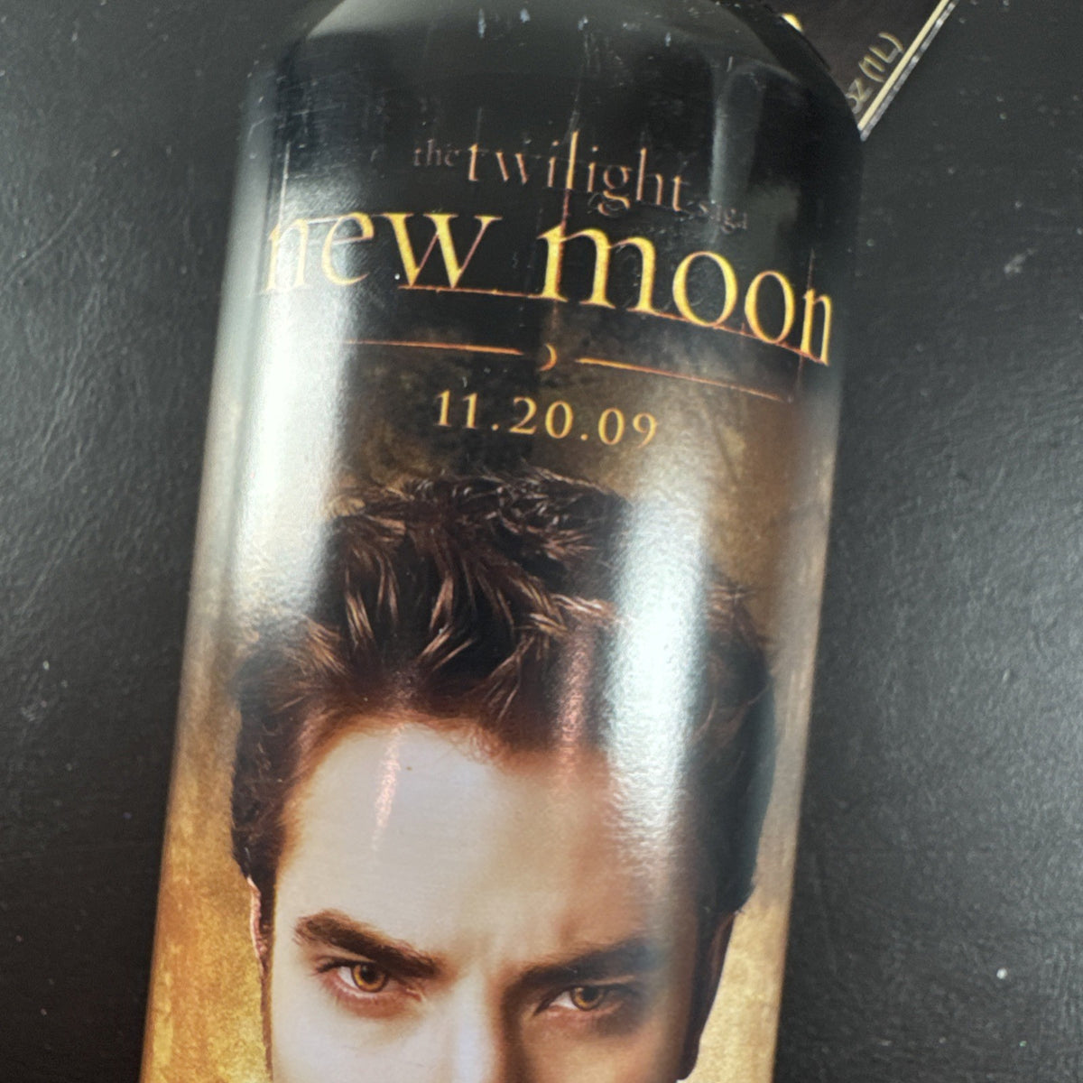 Official Twilight Team Edward aluminum water bottle with Edward Cullen graphic print, brand new with tags attached.