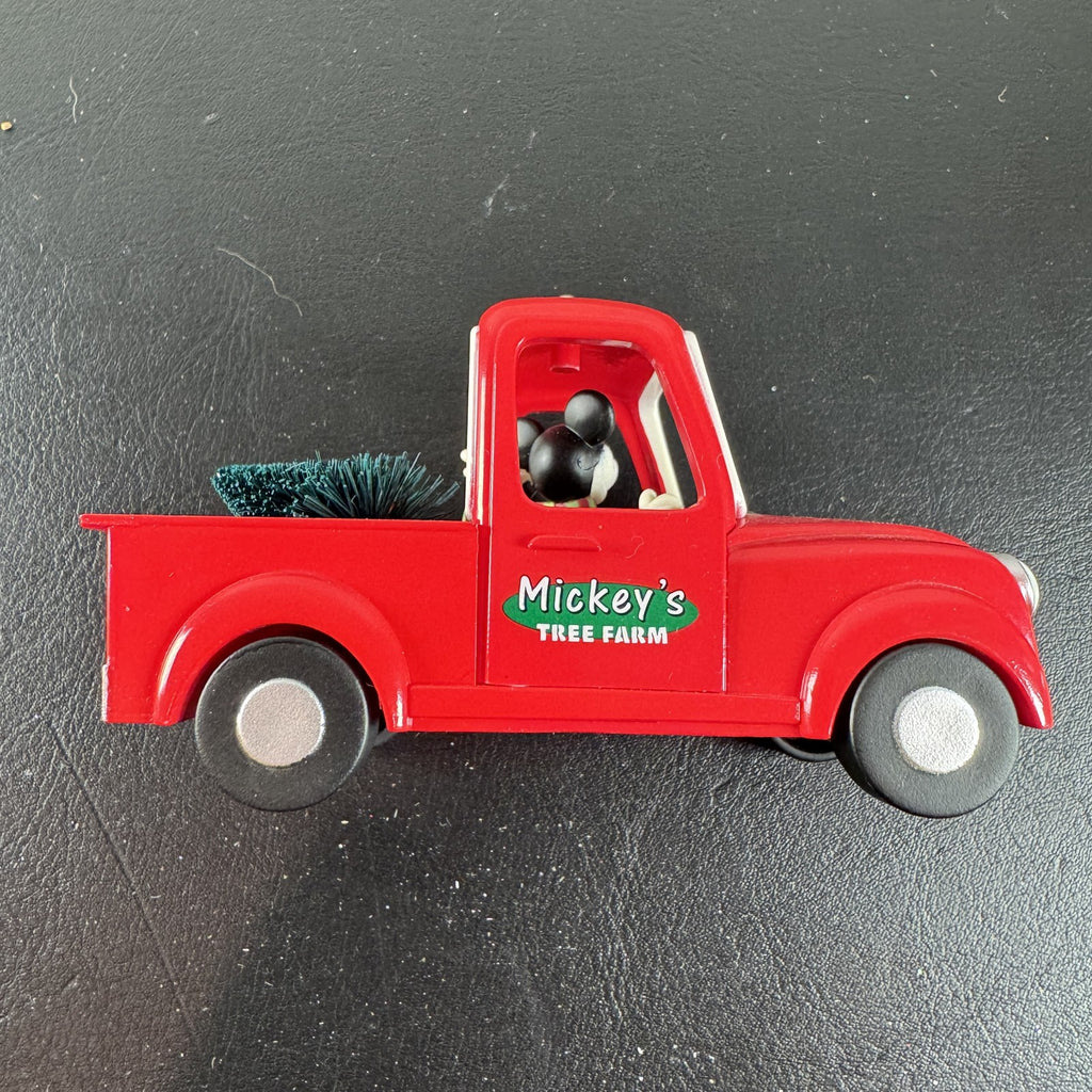 Hallmark Keepsake 2023 Disney Mickey Mouse red tree farm truck Christmas ornament in original box