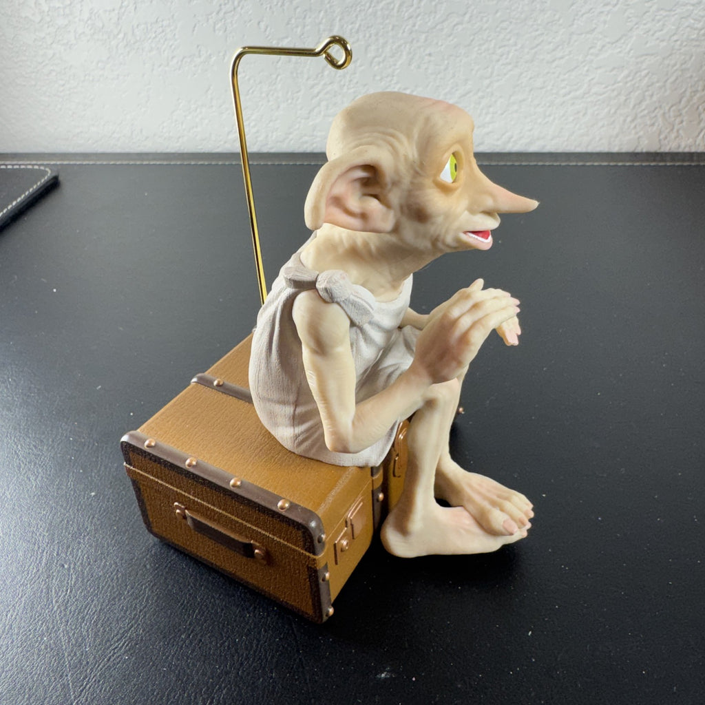 Hallmark Keepsake 2023 Harry Potter Dobby the House-Elf sound and motion Christmas ornament on trunk