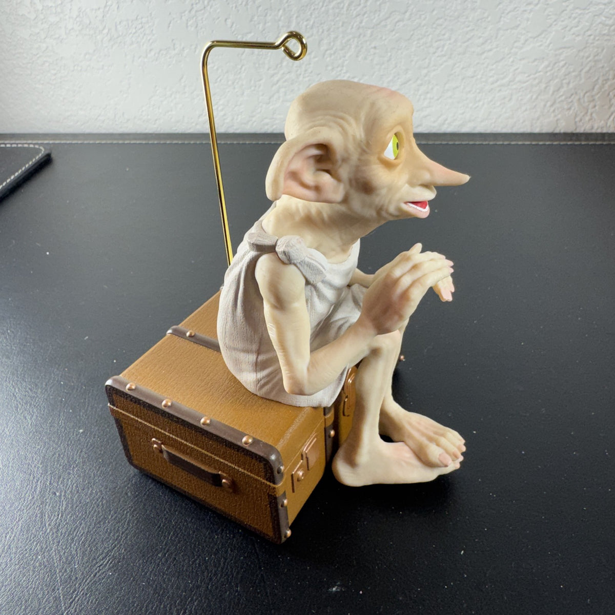 Hallmark Keepsake 2023 Harry Potter Dobby the House-Elf sound and motion Christmas ornament on trunk