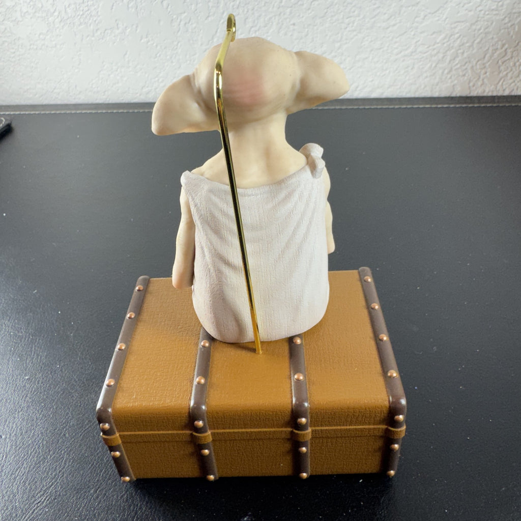Hallmark Keepsake 2023 Harry Potter Dobby the House-Elf sound and motion Christmas ornament on trunk