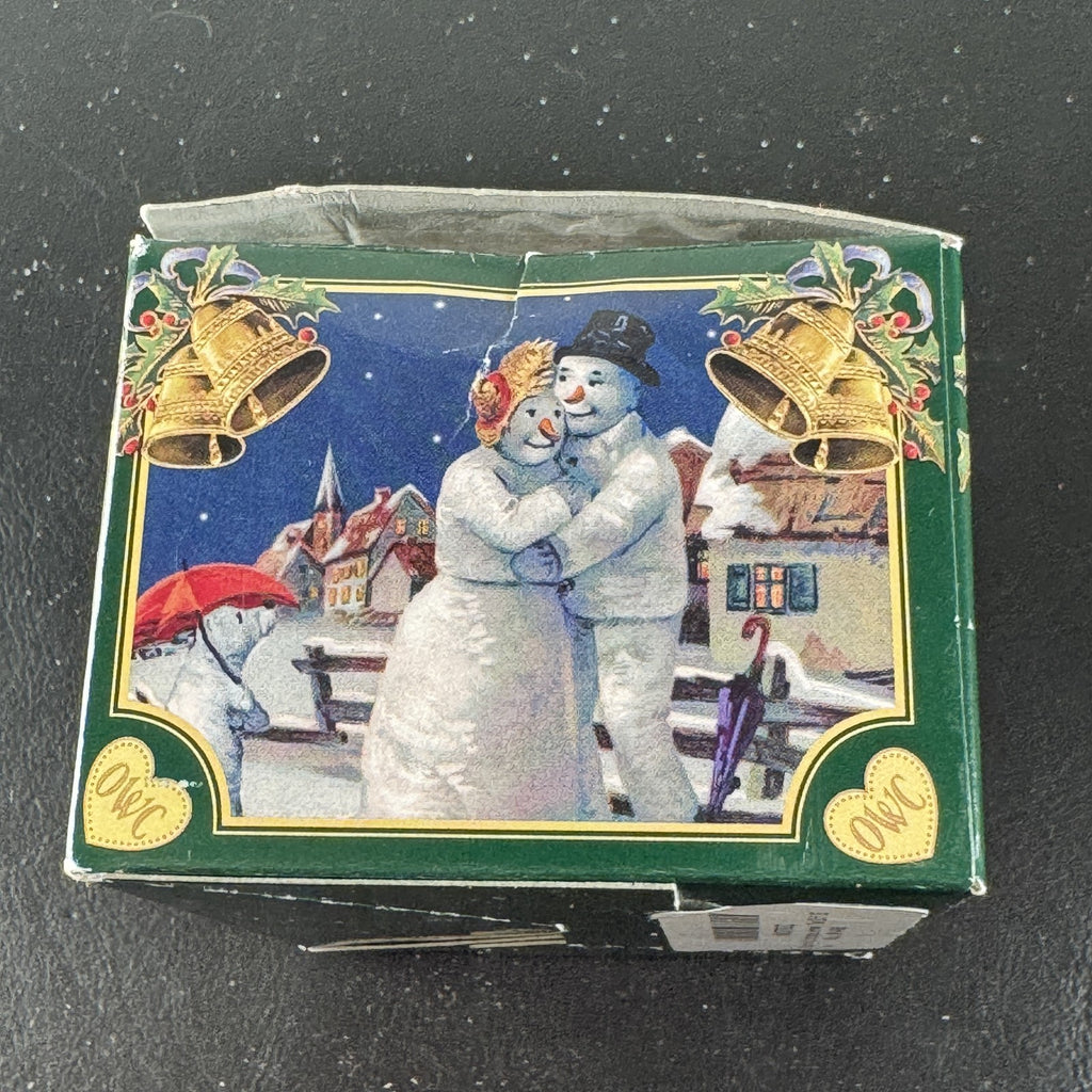 Old World Christmas Hermey the Misfit Elf hand blown glass ornament holding candy cane with original box