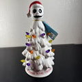 Disney Nightmare Before Christmas Jack Skellington light-up white ceramic tabletop holiday tree 11 inch