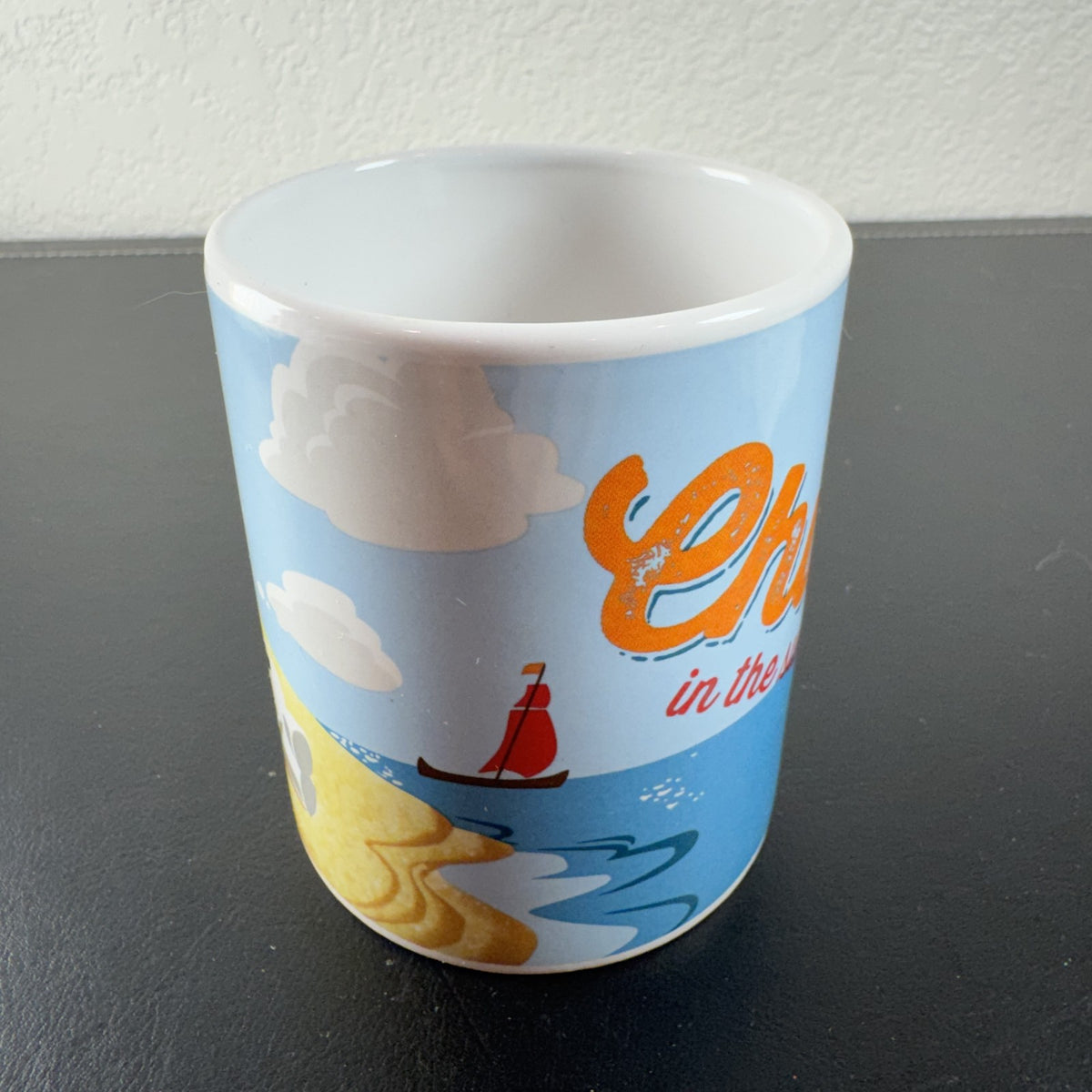 Disney Frozen Olaf Chillin in the Sunshine ceramic beach coffee mug