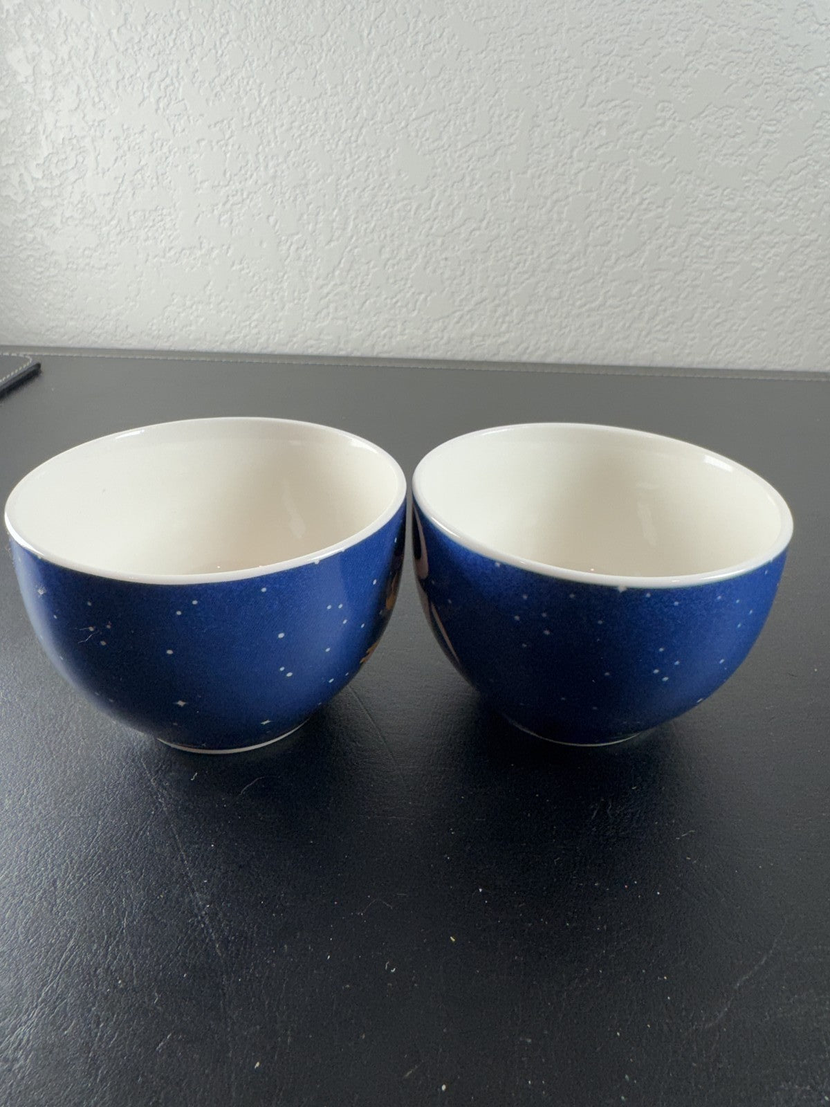 Disney Pixar Wall-E and Eve blue starry space ceramic mug set by Silver Buffalo