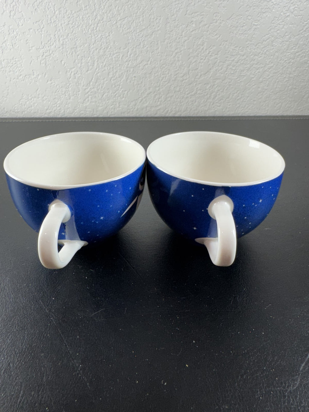 Disney Pixar Wall-E and Eve blue starry space ceramic mug set by Silver Buffalo