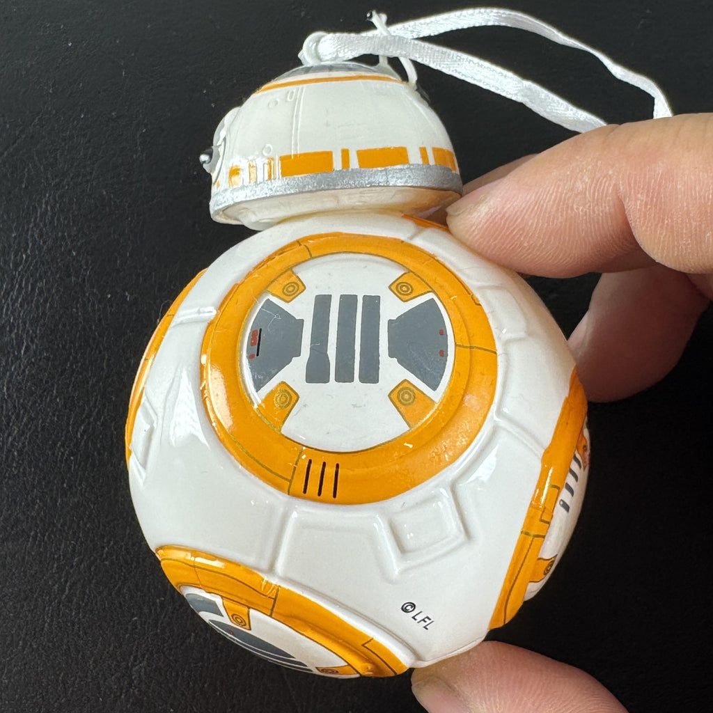 Disney Store Star Wars BB-8 resin astromech droid Christmas ornament