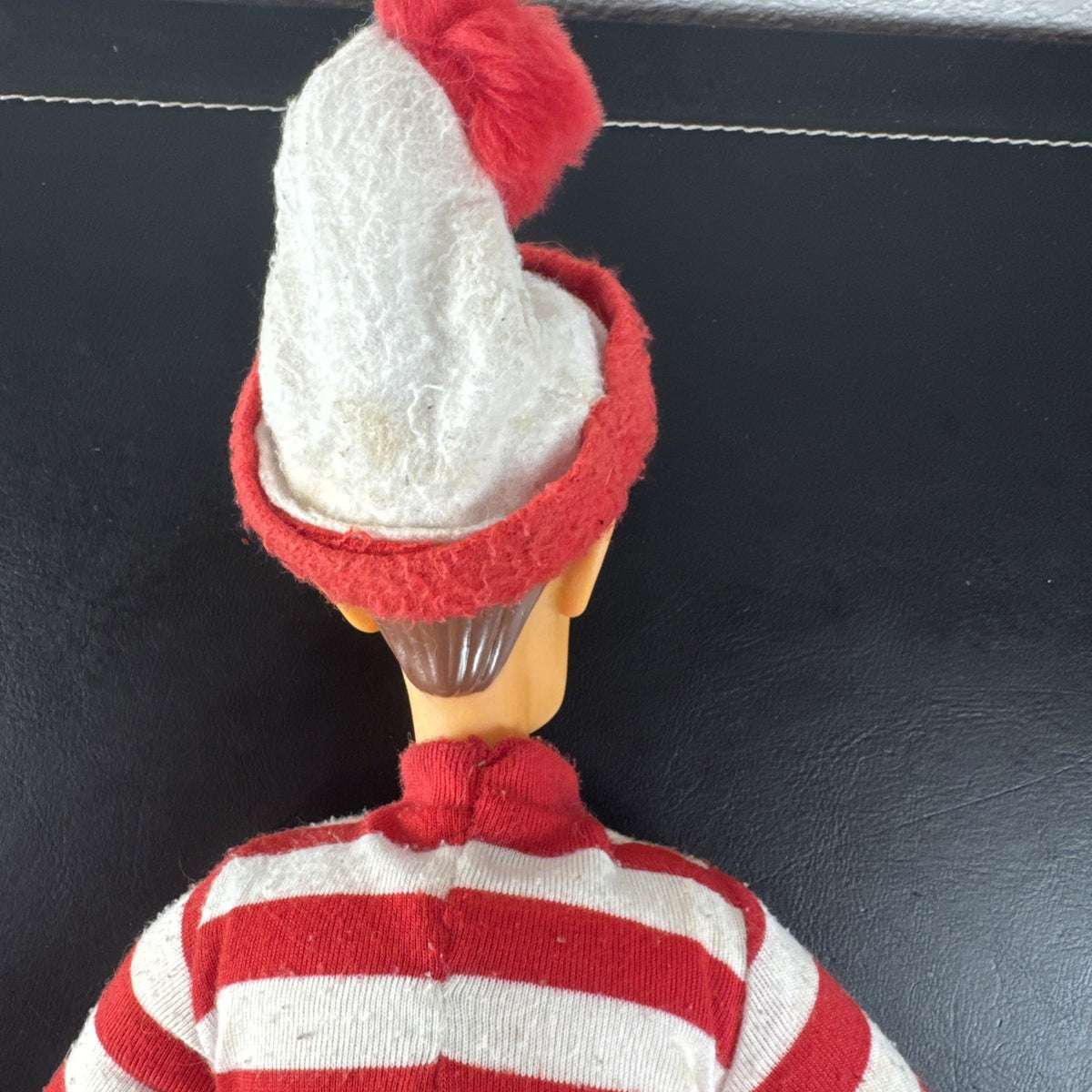 Vintage 1991 Mattel Where's Waldo 18-inch plush and vinyl doll figure with belt accessory