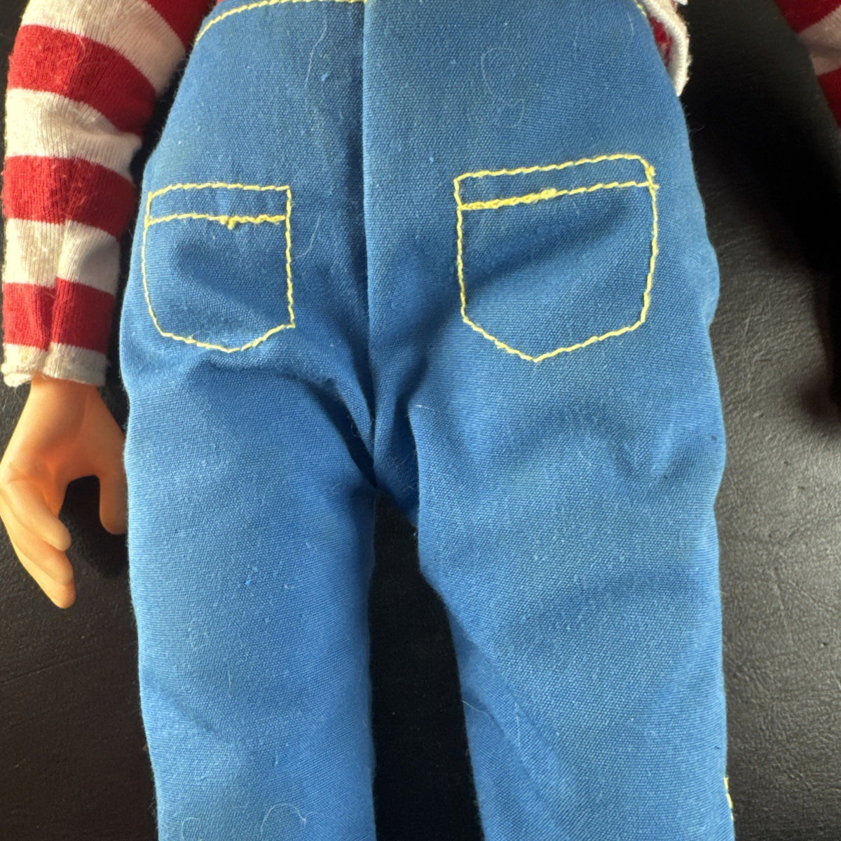 Vintage 1991 Mattel Where's Waldo 18-inch plush and vinyl doll figure with belt accessory