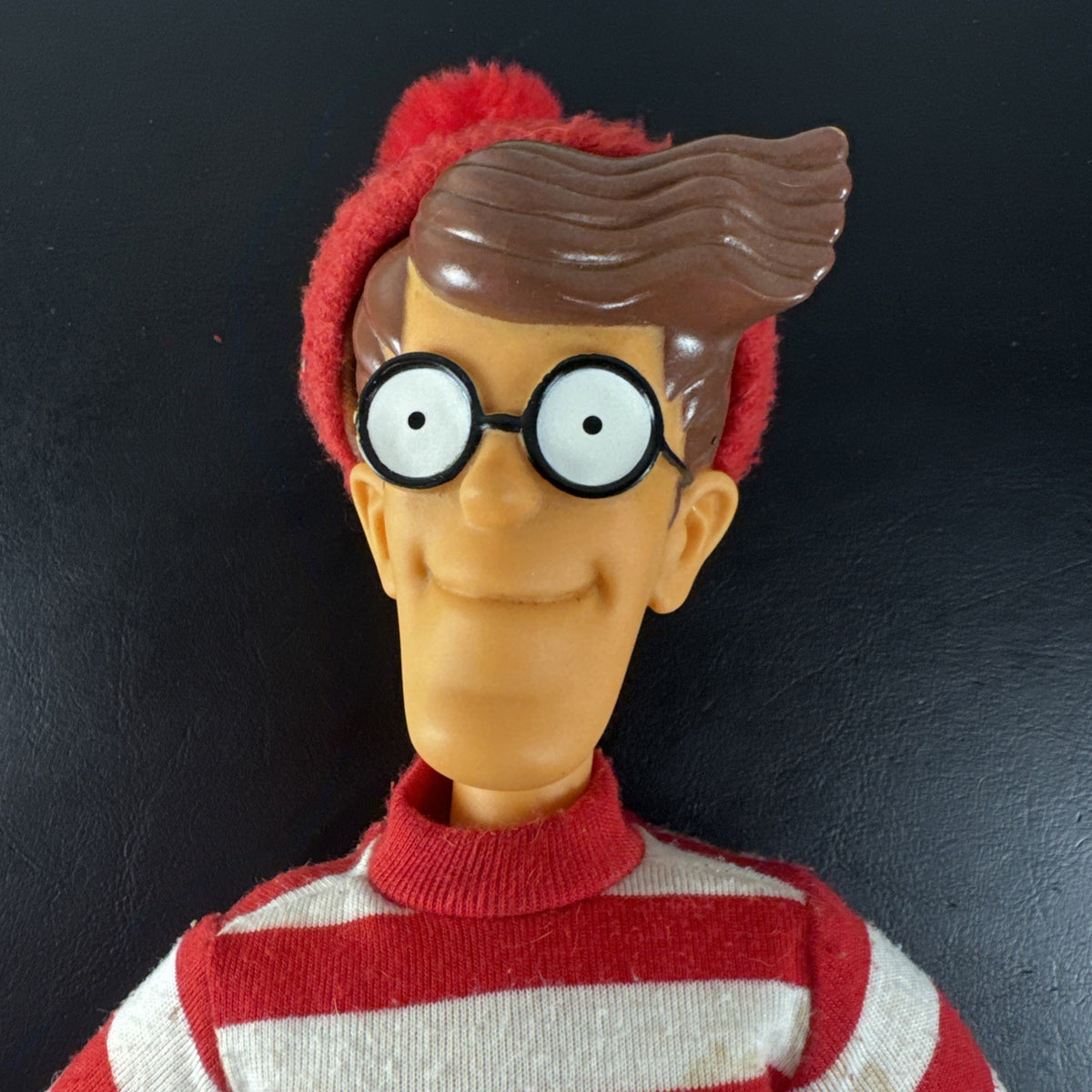 Vintage 1991 Mattel Where's Waldo 18-inch plush and vinyl doll figure with belt accessory