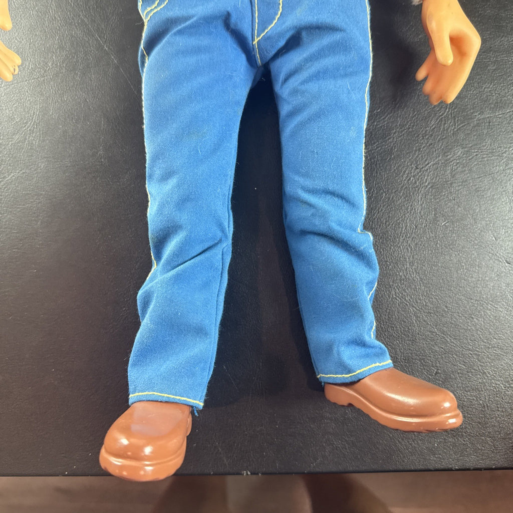 Vintage 1991 Mattel Where's Waldo 18-inch plush and vinyl doll figure with belt accessory