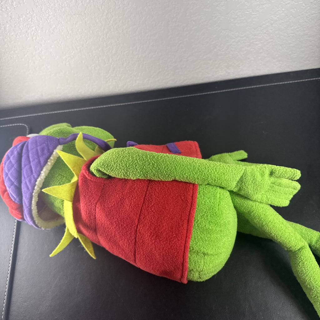 Macy's Exclusive 2002 Kermit the Frog 27 inch green plush toy wearing jacket