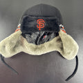San Francisco Giants promotional trapper hat by Danbury Mint featuring the official MLB team logo.