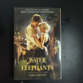 Front cover of Water for Elephants movie tie-in paperback by Sara Gruen with unverified Robert Pattinson signature.