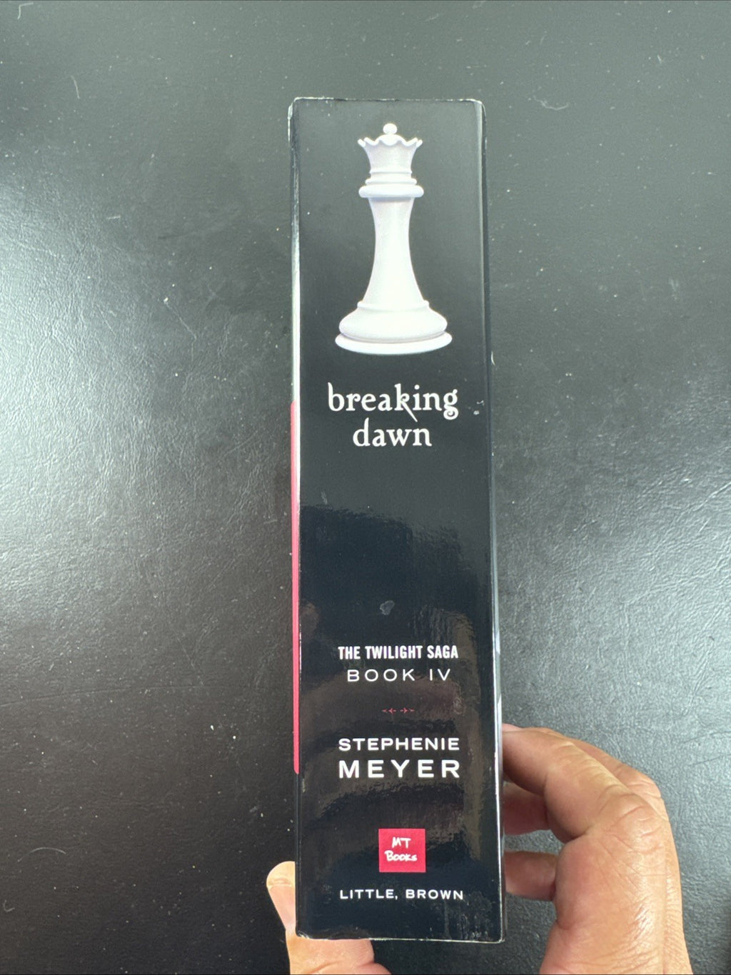 Signed title page of Breaking Dawn paperback edition by Stephenie Meyer