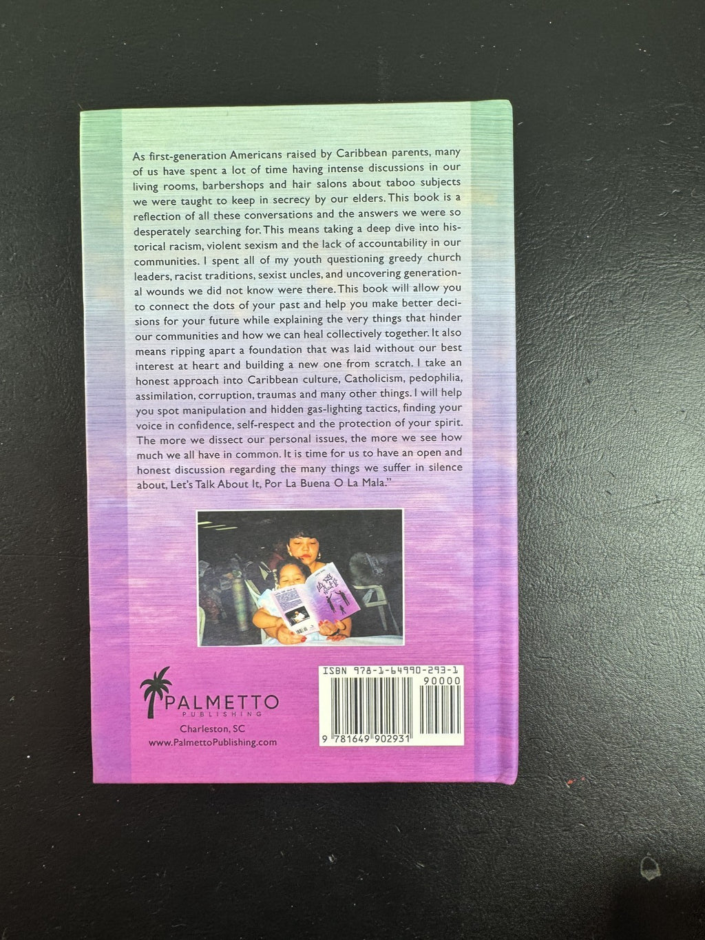 Hardcover copy of Let's Talk About It Por La Buena O La Mala by Lizbel Ortiz