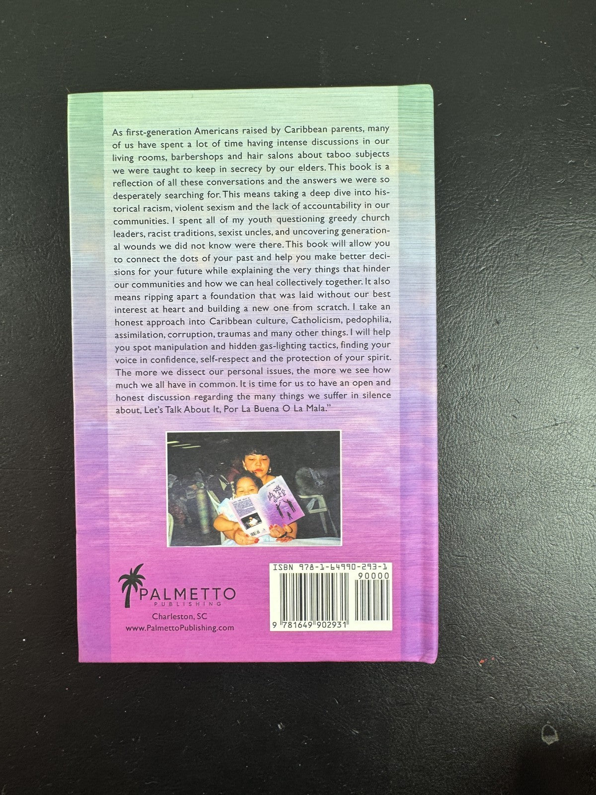 Hardcover copy of Let's Talk About It Por La Buena O La Mala by Lizbel Ortiz