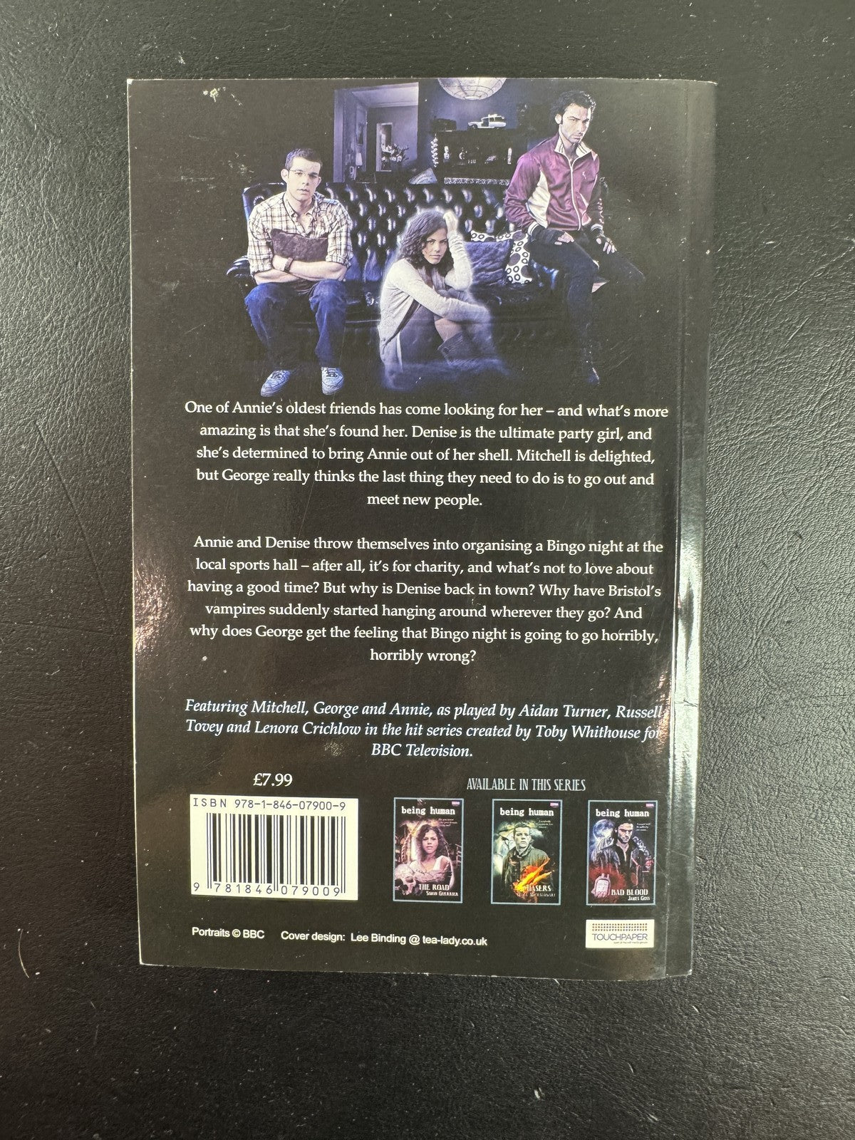 Being Human Bad Blood paperback novel by James Goss published by BBC Books
