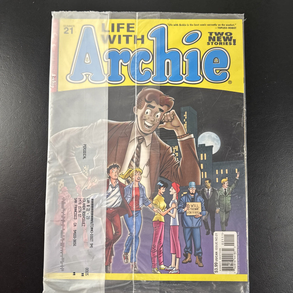 Life with Archie subscriber polybag magazine lot of 7 factory sealed issues including key issue 16