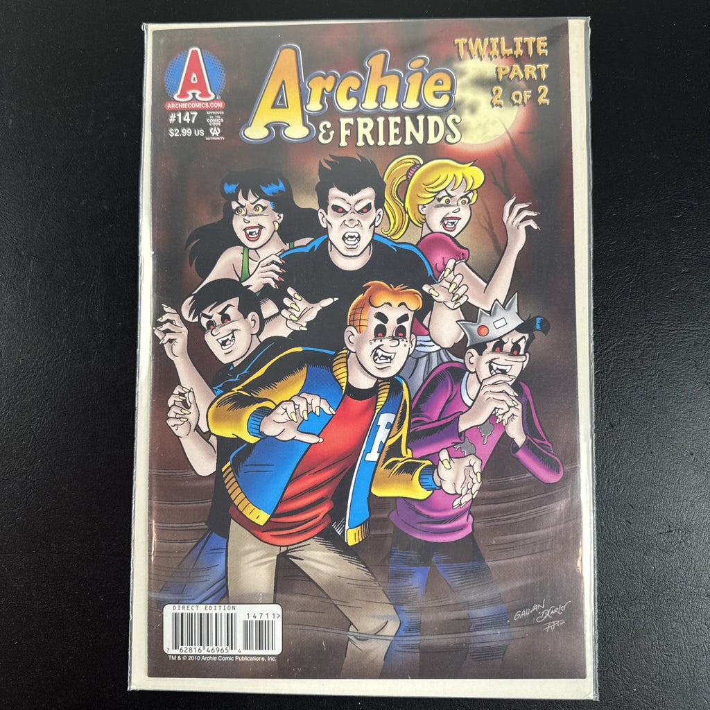 Archie & Friends issues 146 and 147 Twilite parody comic set sealed in original subscriber polybags.
