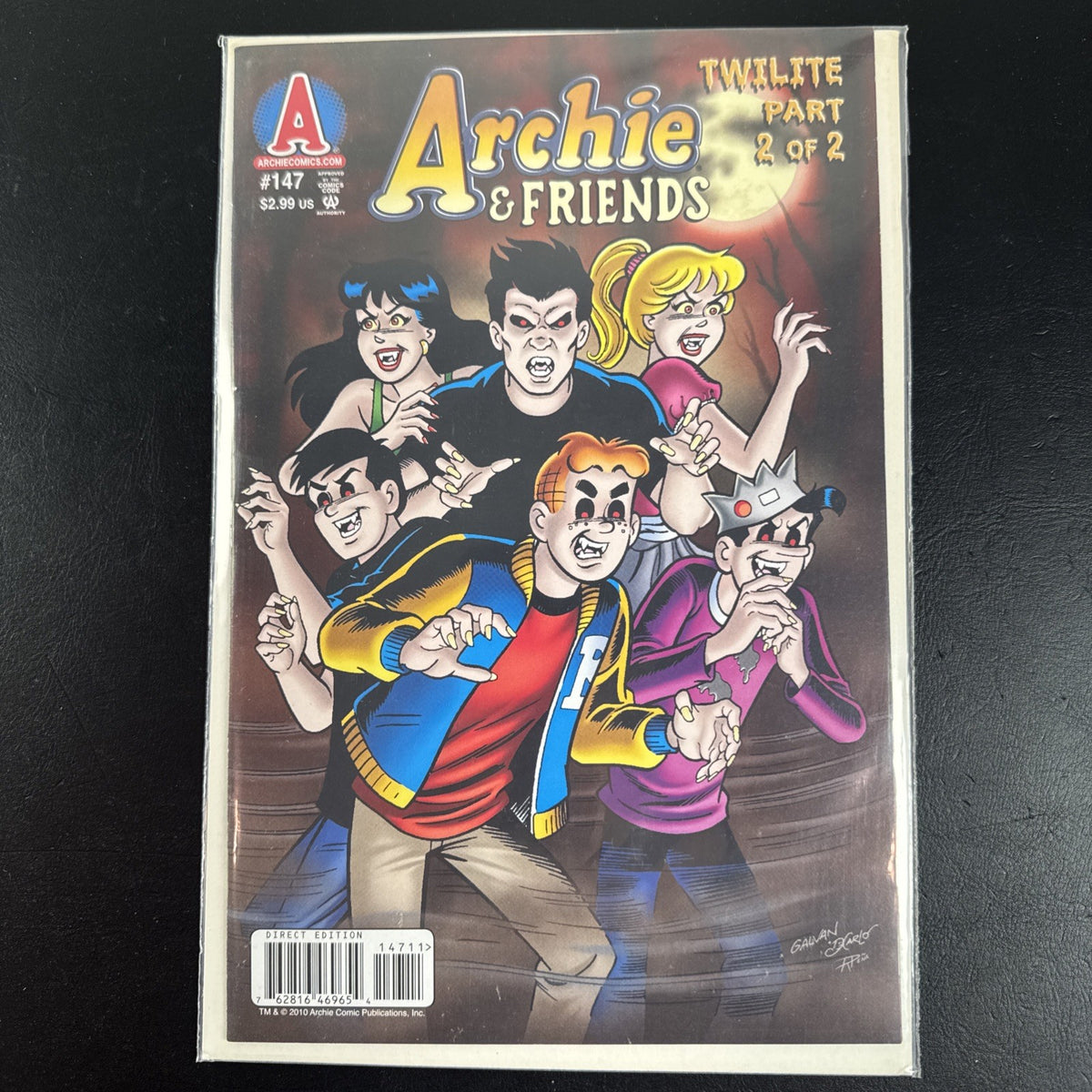 Archie & Friends issues 146 and 147 Twilite parody comic set sealed in original subscriber polybags.