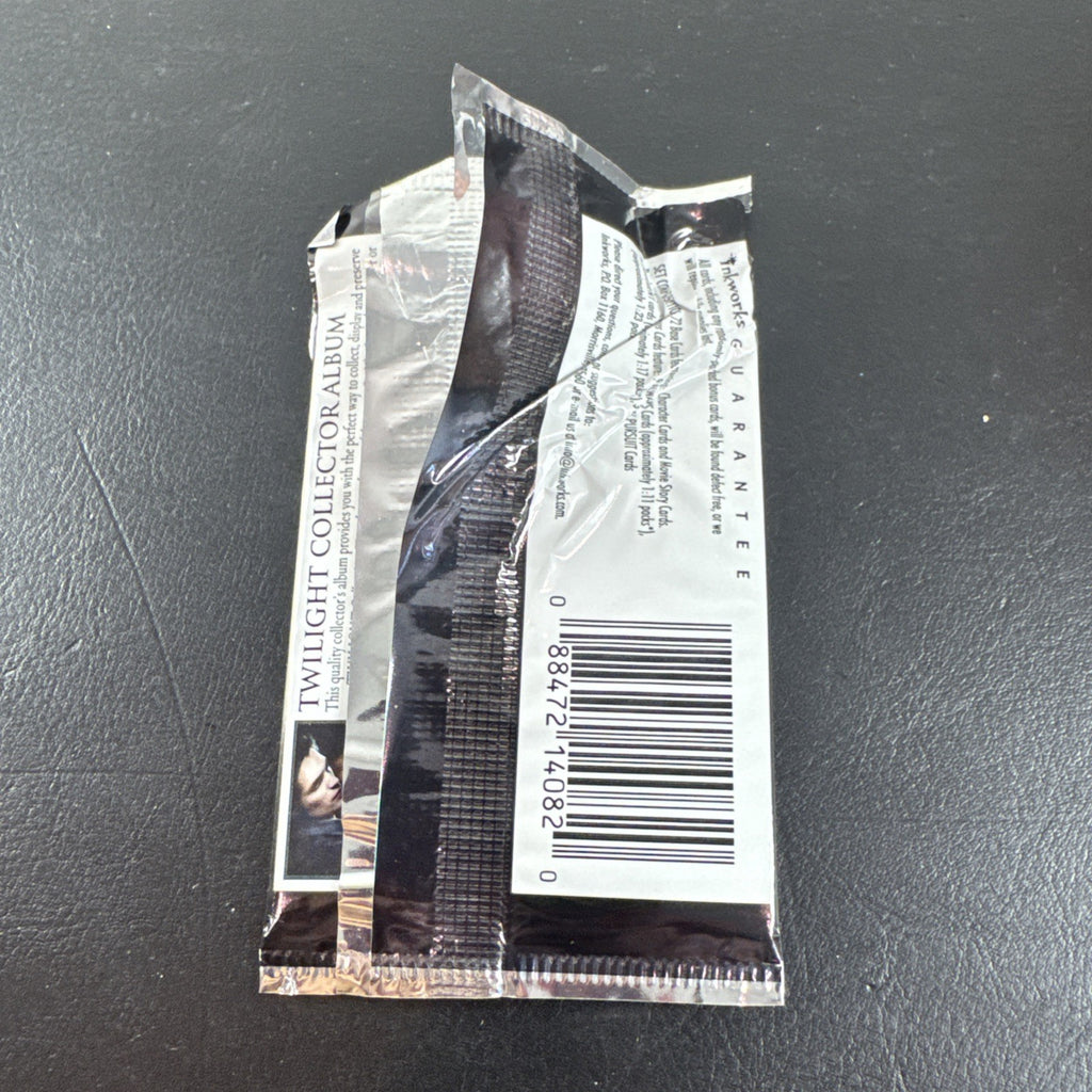 2008 Inkworks Twilight movie base trading cards lot of 6 with original empty foil pack wrapper
