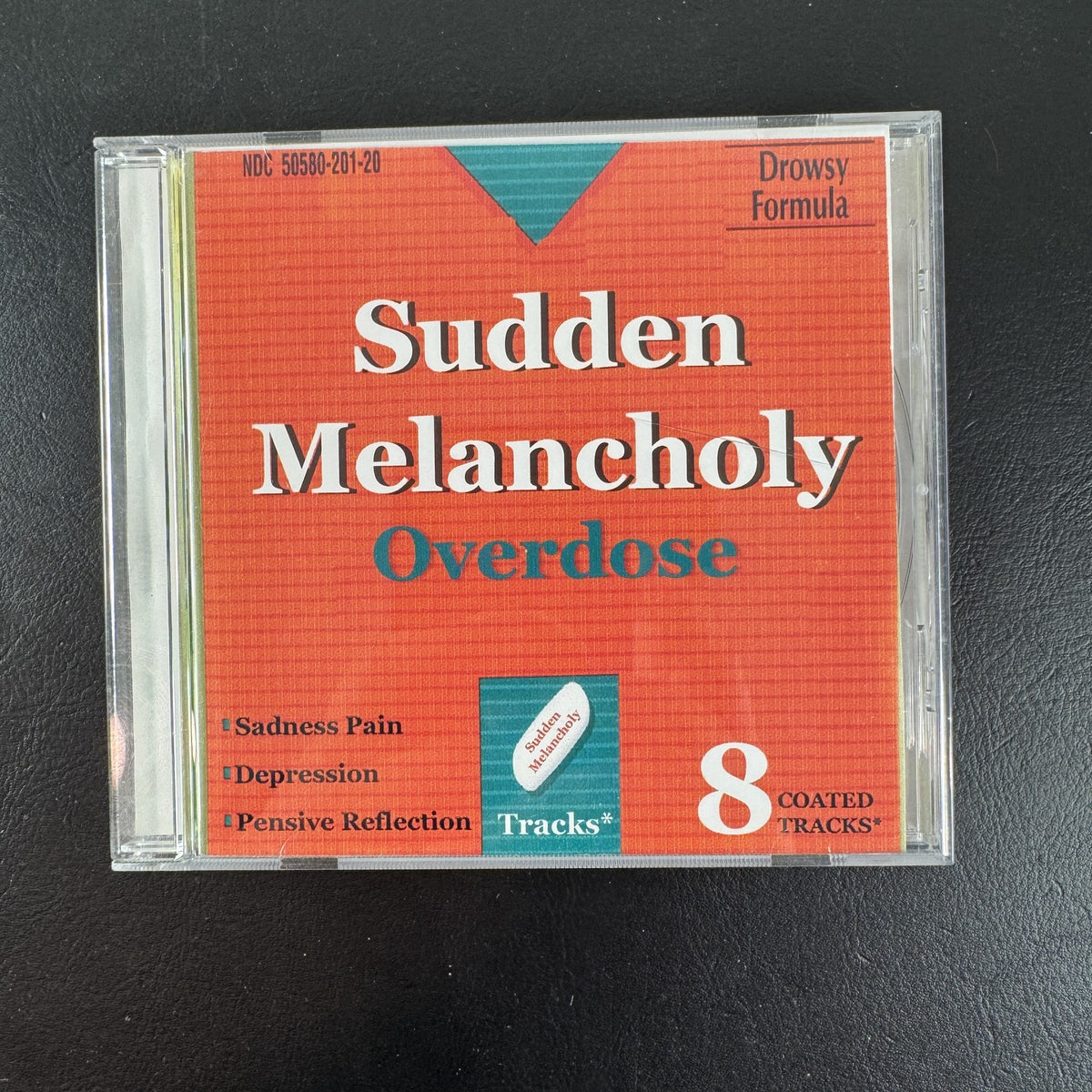 Sudden Melancholy Overdose self-titled audio CD album jewel case and disc featuring 8 tracks.