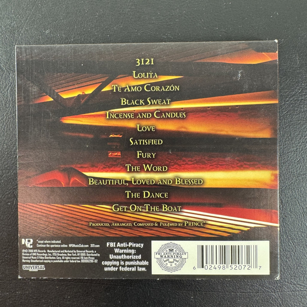 Prince 3121 compact disc album 2006 NPG Records release