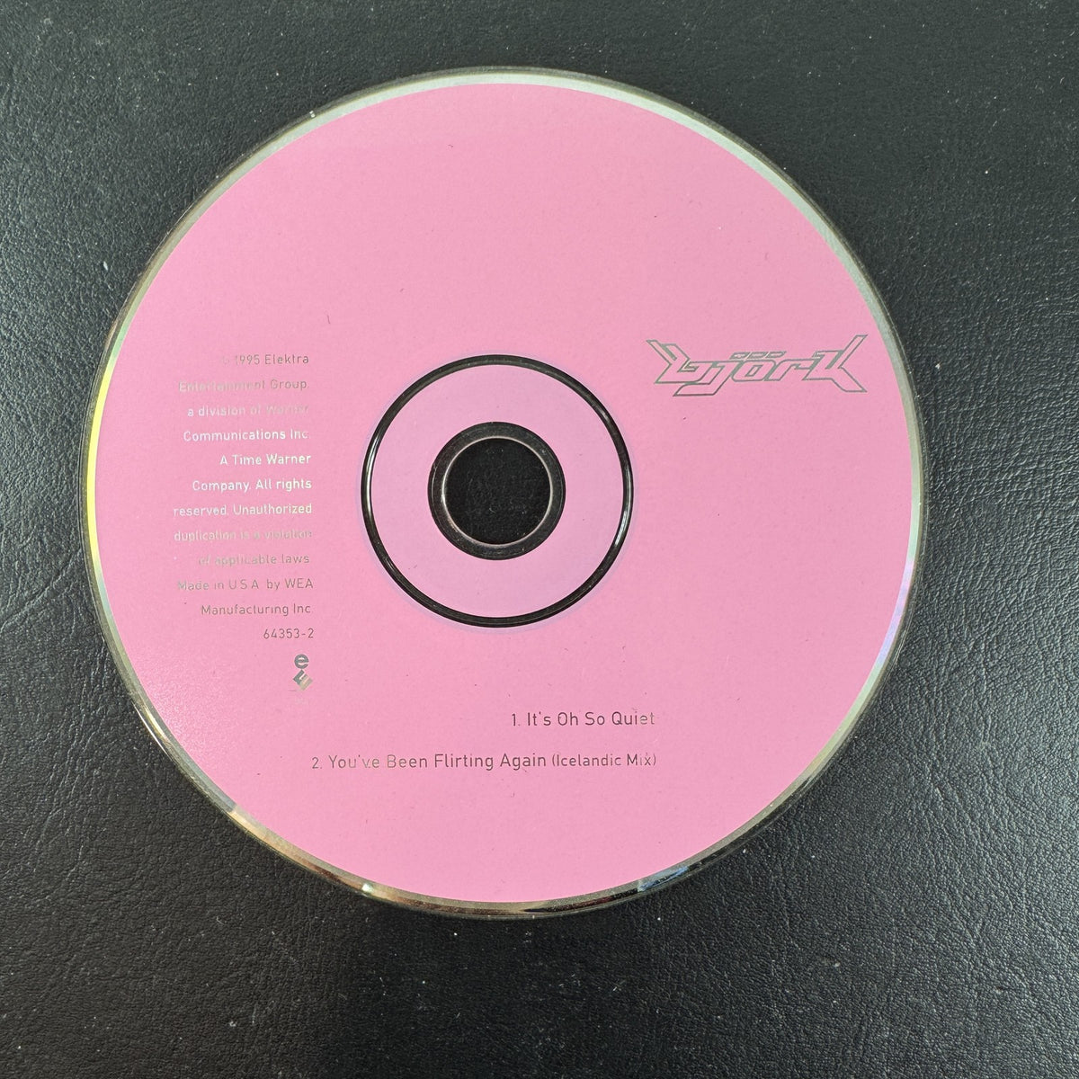 Björk It's Oh So Quiet 1995 One Little Indian US CD single in very good condition