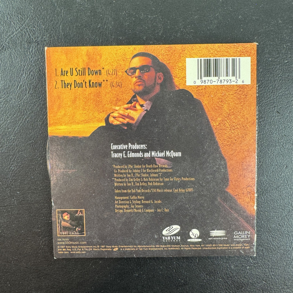 Jon B featuring 2Pac Are U Still Down and They Don't Know 1998 CD single