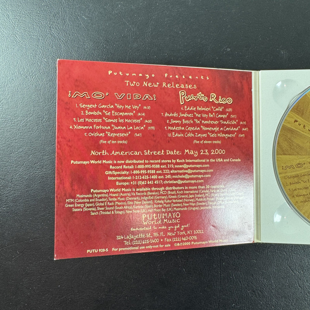Putumayo Presents Puerto Rico Latin world music audio CD compilation album