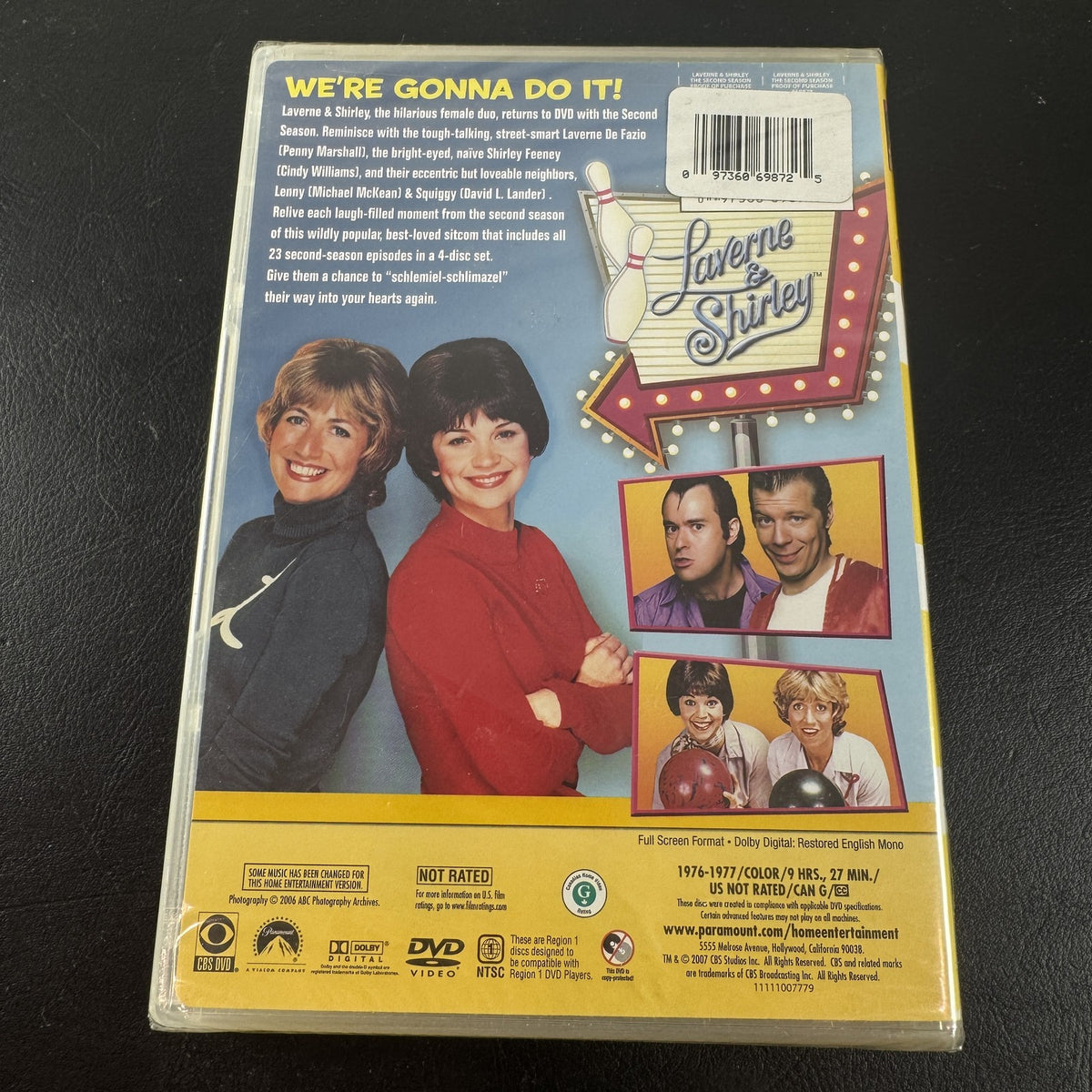 Factory-sealed Laverne & Shirley The Complete Second Season 4-disc DVD box set starring Penny Marshall and Cindy Williams.