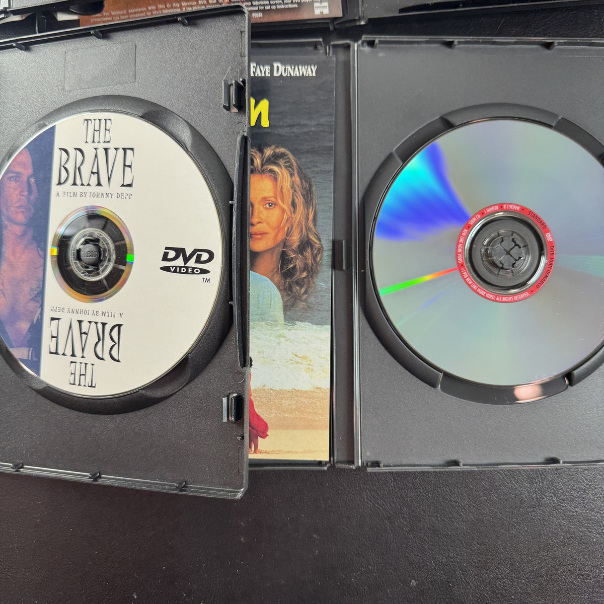 Johnny Depp 4-Film DVD Bundle featuring Dead Man, Chocolat, Don Juan DeMarco, and The Brave.