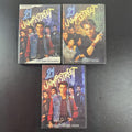 21 Jump Street 3-DVD lot featuring Season 1, Season 2, and Best Of Too Cool For School sets starring Johnny Depp.
