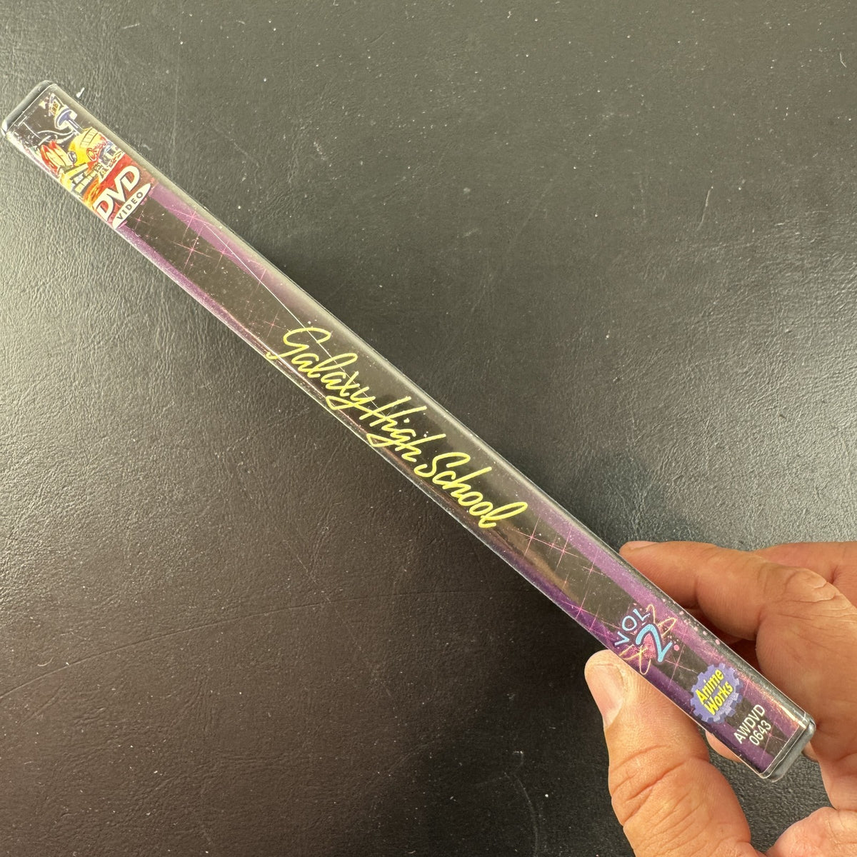 Galaxy High School Vol. 2 DVD disc and case cover, 1986 animated series created by Chris Columbus.