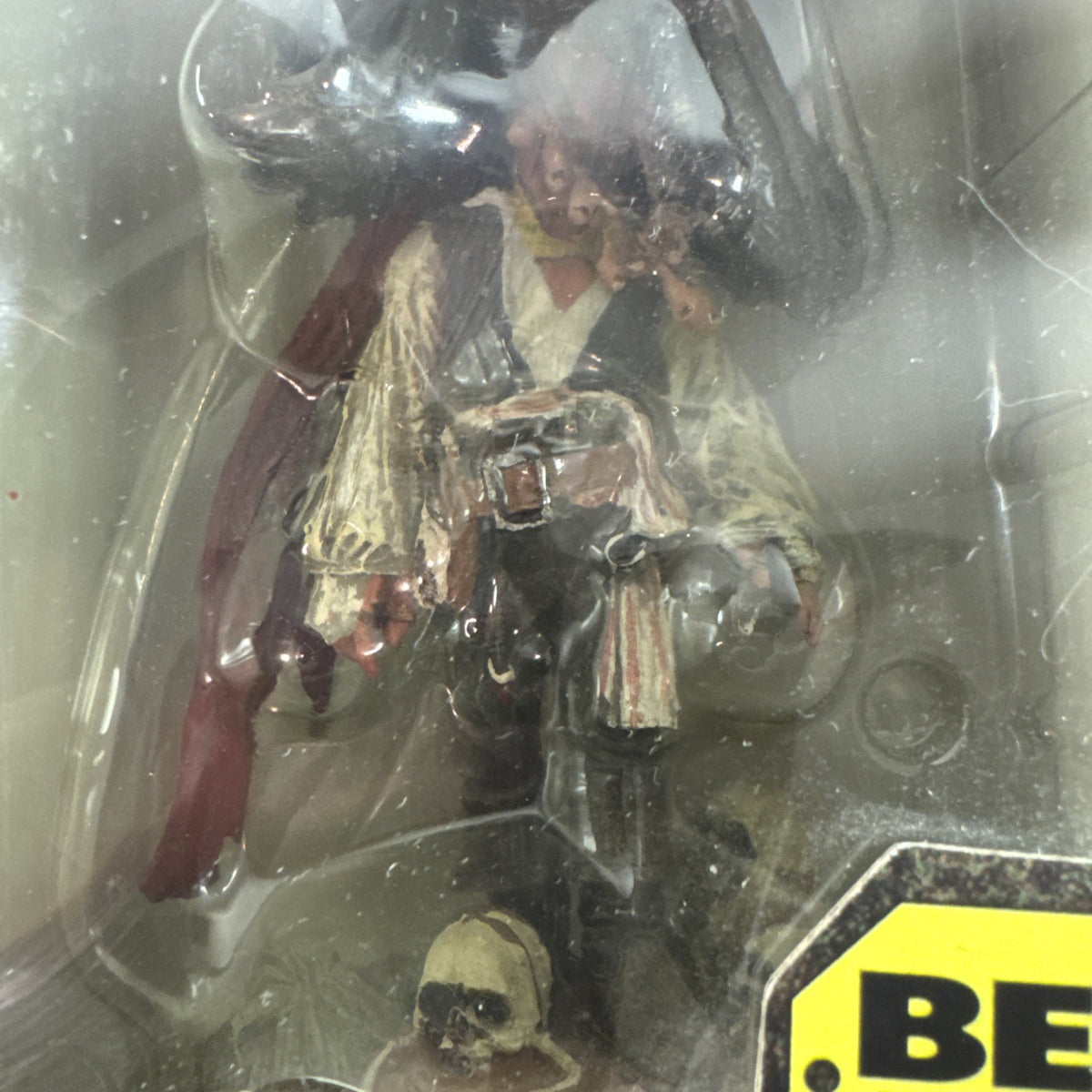 NECA Pirates of the Caribbean Cannibal Jack resin Headknocker bobblehead figure.