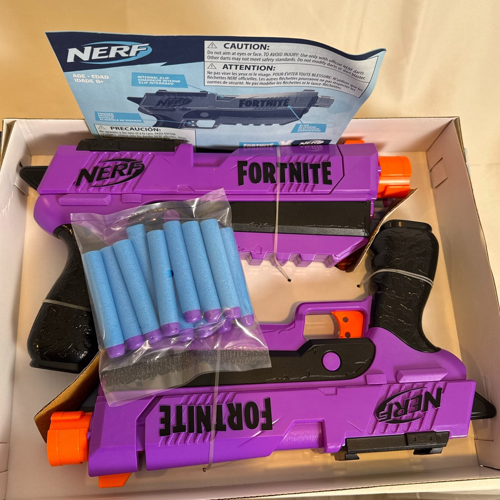 Used NERF Fortnite HC-E Mega Dart Blaster toy gun model E7510