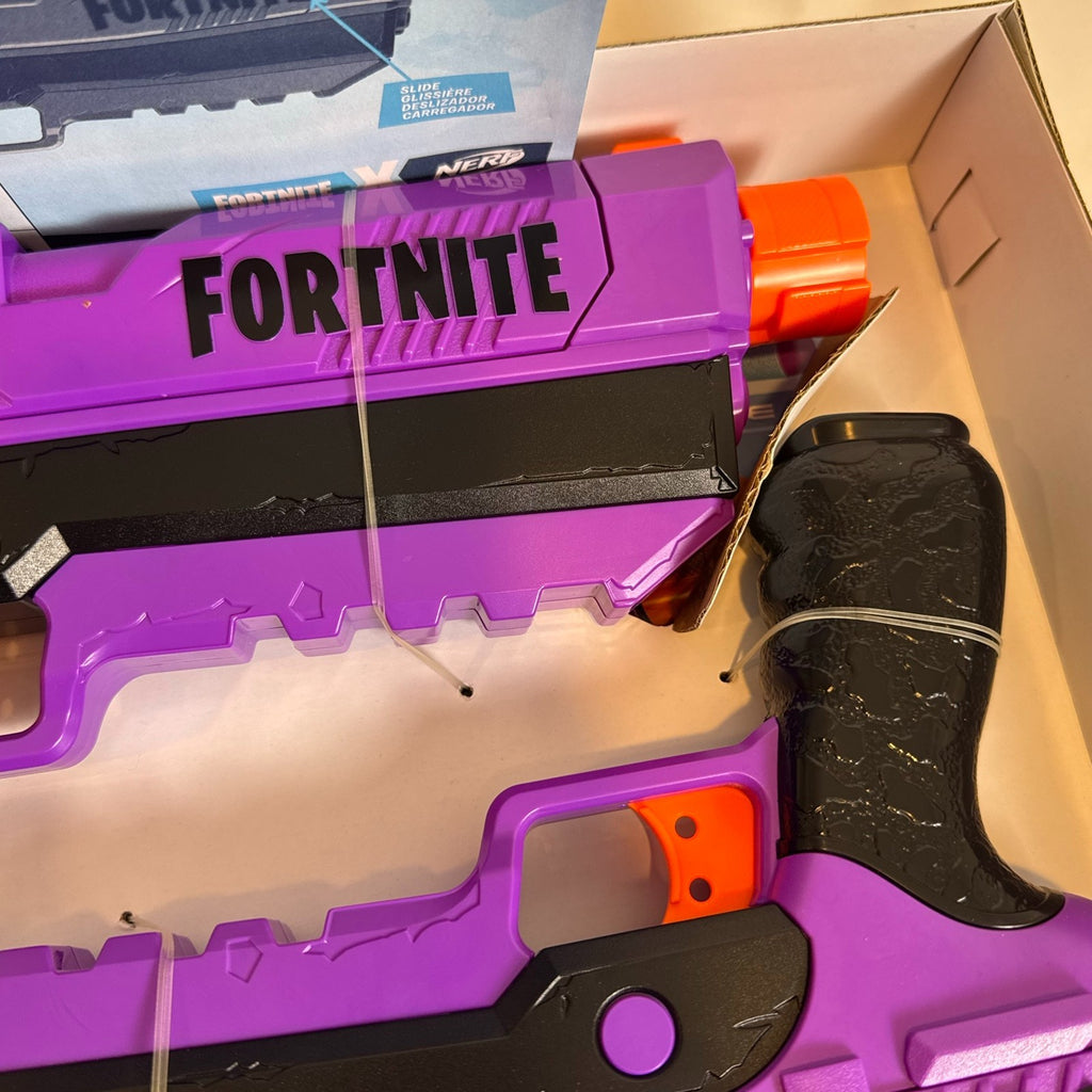 Used NERF Fortnite HC-E Mega Dart Blaster toy gun model E7510
