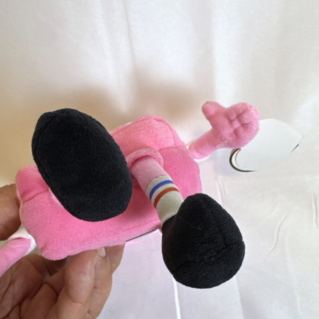 New Ty SpongeBob SquarePants Beanie Baby plush toy wearing pink pants for Breast Cancer Awareness.