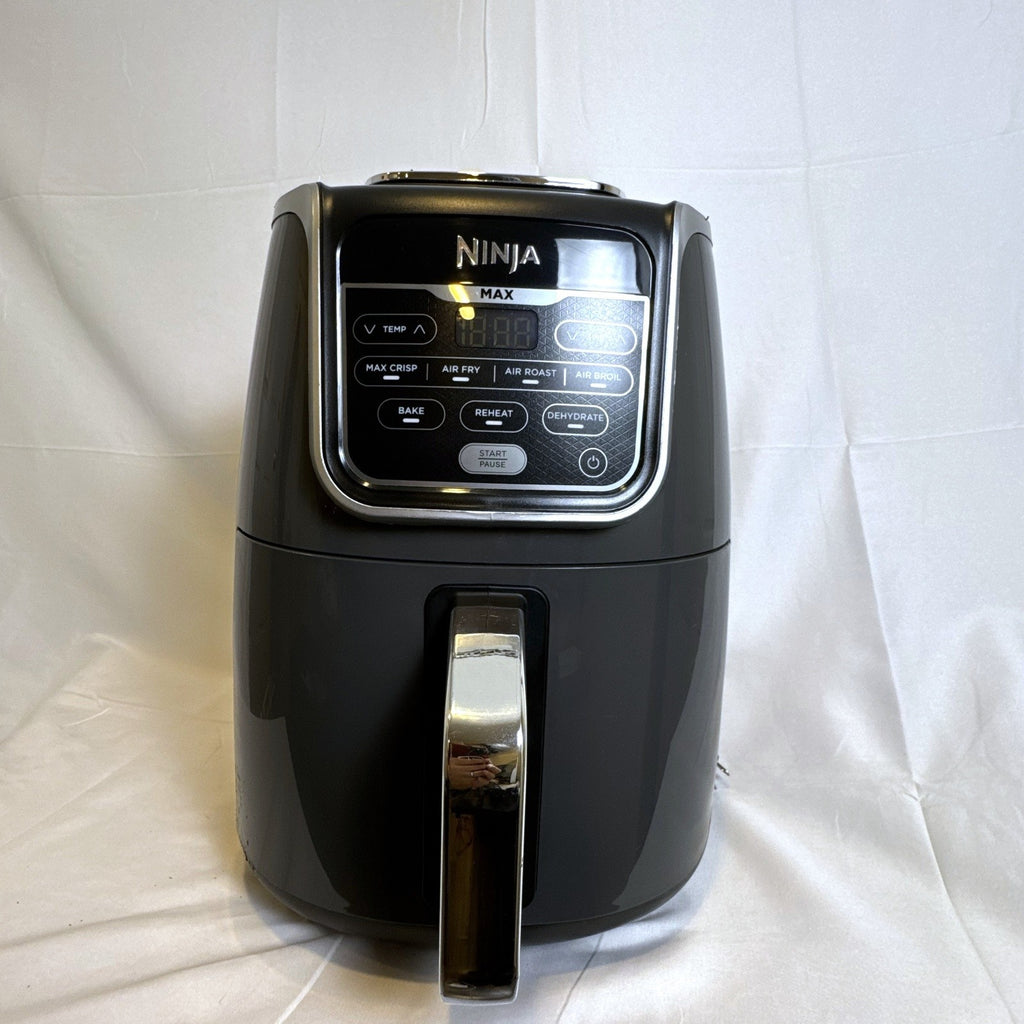 Pre-owned Ninja Max XL AF161 5.5-quart grey air fryer with ceramic crisper plate