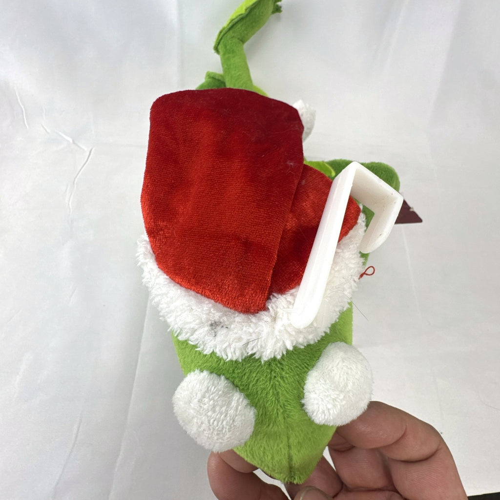 Disney Dan Dee Kermit the Frog 15 inch Christmas plush wearing a red Santa hat with original tags